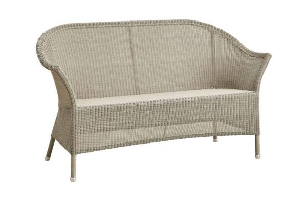 Cane-line Lansing to-personers sofa i taupe håndflettet fiber