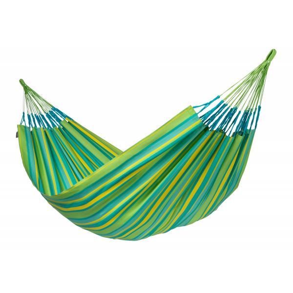 Limegrøn La Siesta Brisa kingsize hængekøje, outdoor-egnet model