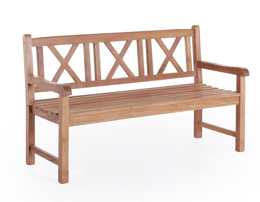 Blokhus teak havebænk til tre personer