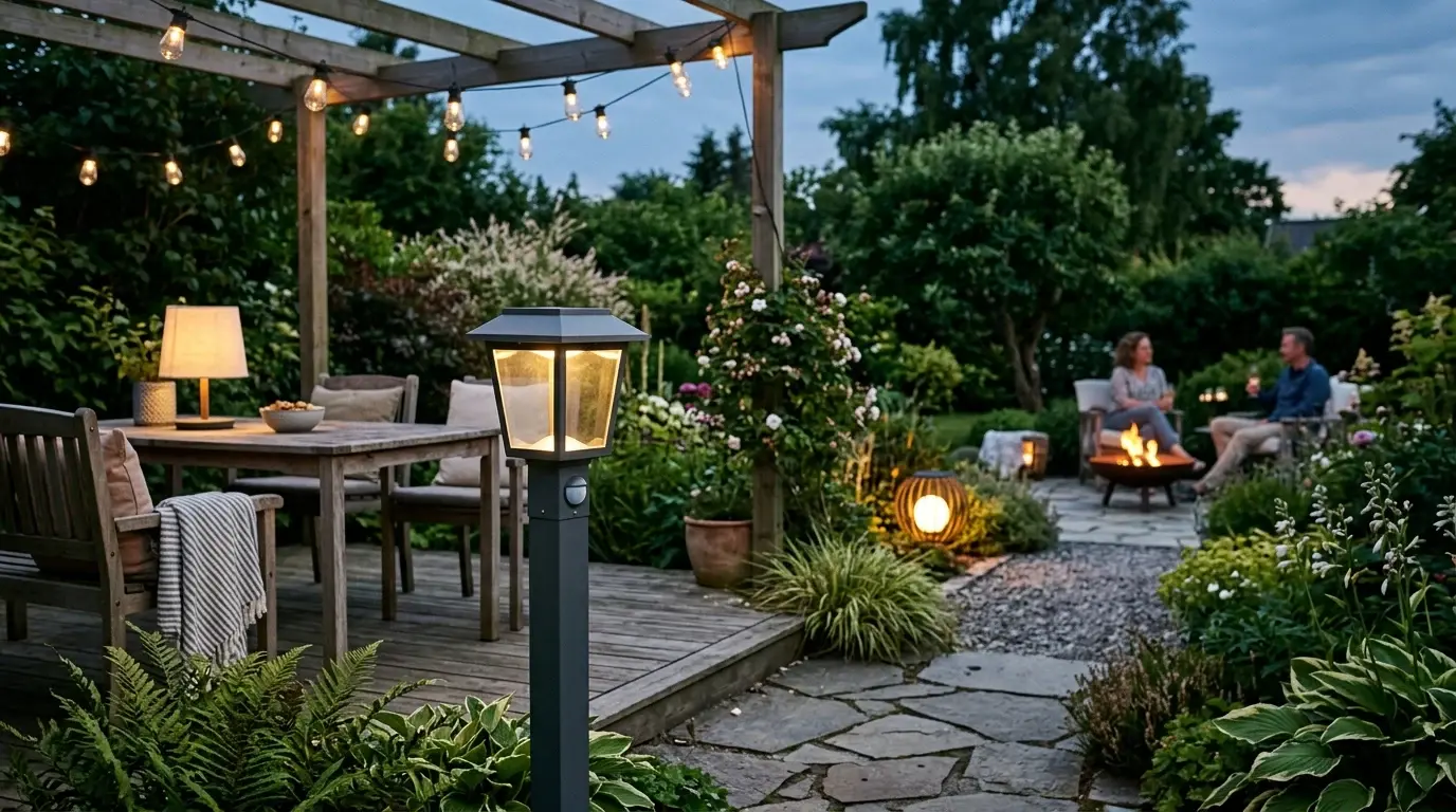 Solcellelamper med eller uden sensor | WOH.dk