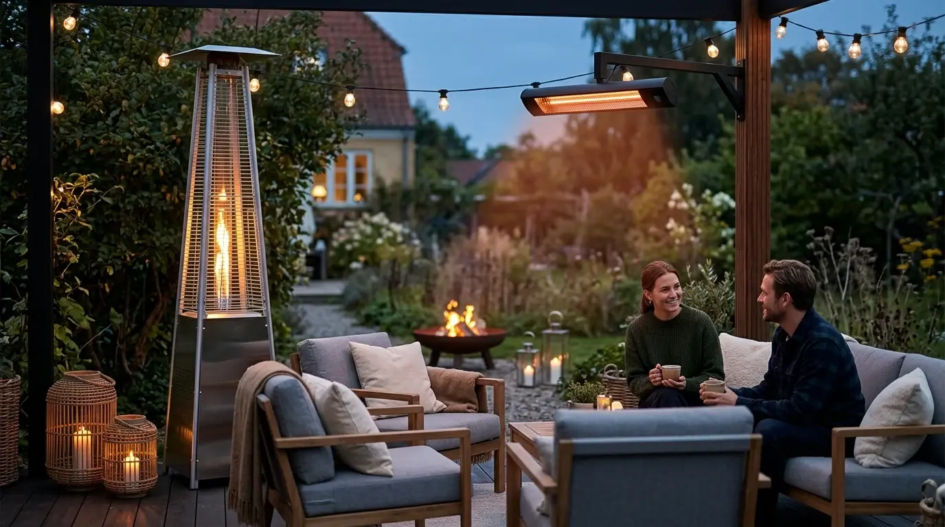 Terrassevarmer gas eller el: Hvad skal du vælge? | WOH.dk